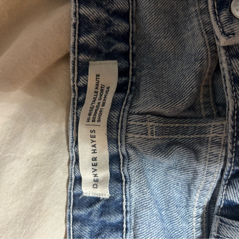 Denver Hayes Light Blue Denim Shorts - Picture 2 of 5
